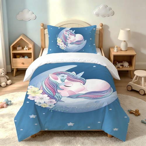 Housse couette licorne - housse, de