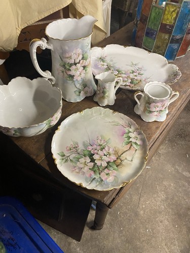 Limoges hand painted set - hand,