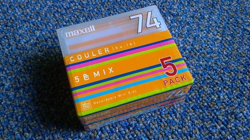 Minidisc maxell couler - 5,