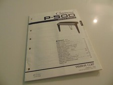 Yamaha Clavinova Piano P-500 Keyboard Service Repair Shop Manual Schematics