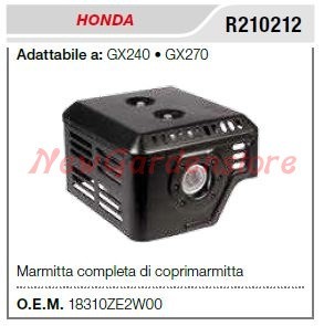 Silencieux honda motoculteur - silencieux,