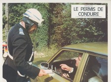LOUIS VELLE LE PERMIS DE CONDUIRE 1974 VINTAGE LOBBY CARD  #12