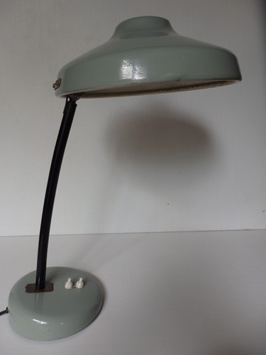 Lampe verte vintage - vintage, bureau