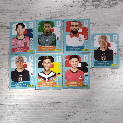 Ensemble cartes panini - de,