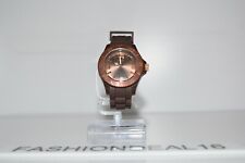 New Oozoo Authentic Brown Silicione RG 43mm Medium Watch
