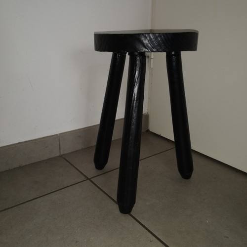 Tabouret brutaliste vintage - brutaliste,