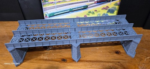 Pont fer poutres doubles - fer,