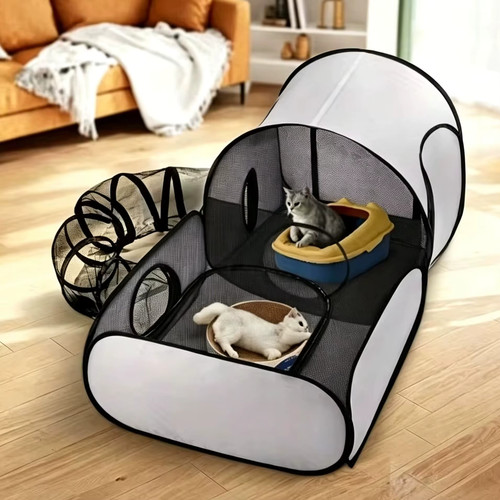 Tente pliable chat - tente,
