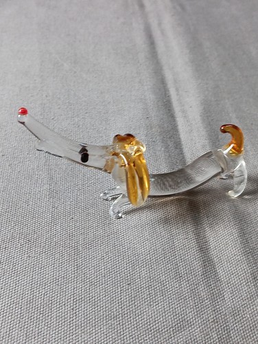 Petit chien verre murano - chien,