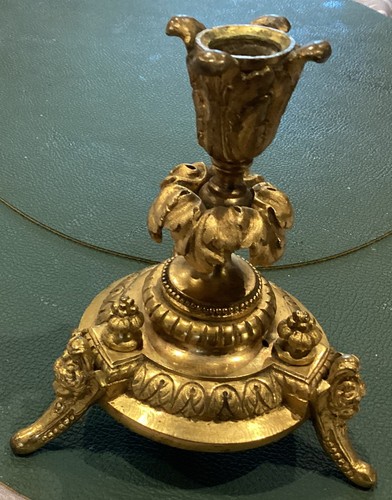 Bougeoir ancien sur pieds en - sur,