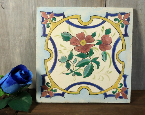 Carreau ancien faïence - ancien,