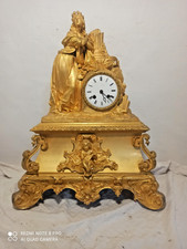 Grande pendule bronze dore