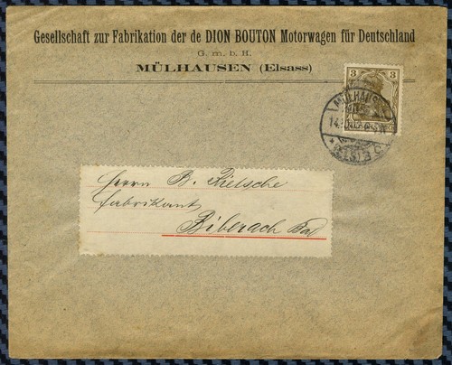 Dion bouton lettre de - de,