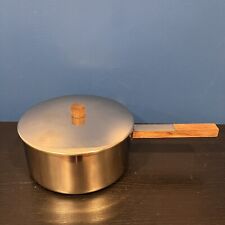 VTG Stelton Cylinda Fondue Pot Peter Holmblad Arne Jacobsen Danish Design