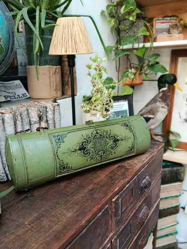 Vasculum ancien boîte - ancien, –