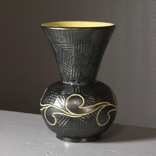 Vase céramique 1950s émail