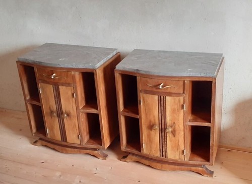 Paire chevets art déco - de,