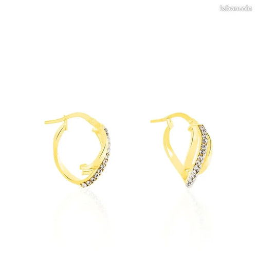 Boucles oreilles créoles - boucles, or