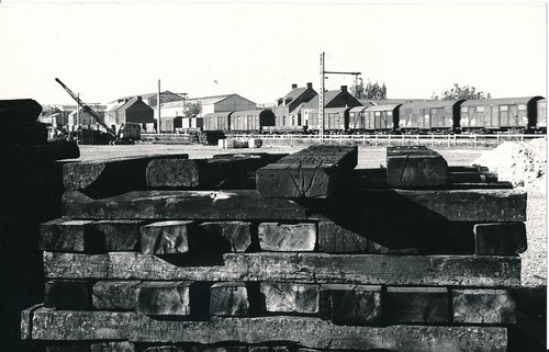 Paysage urbain 1960 - paysage,