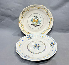 Centre 2 Assiettes Faïence