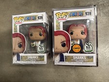 Funko Pop! One Piece Shanks CHASE & Common Big Apple Collectibles Exclusive