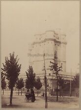 Vincennes Le Donjon Stroller old France vintage albumin ca 1895