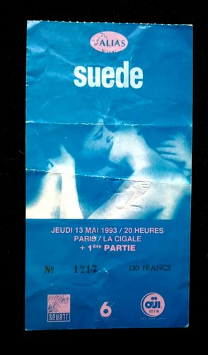 Ticket billet used stub place - used,