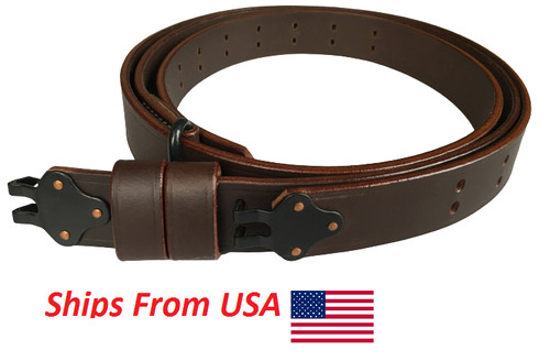 Wwii m1907 cuir sling oil - wwii,