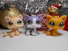 petshop authentic LPS triplés chats chatons baby kitty cat #1128 #2033 #1053
