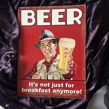 plaques émaillées BEER 300 X