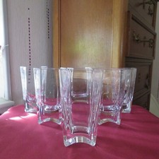6 Sevres Crystal Orangeade Glasses Model To Set