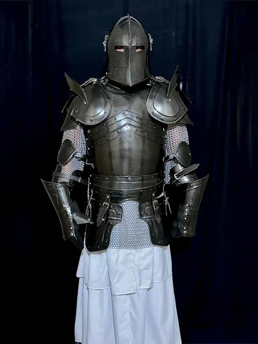 Armure barbuta médiévale - barbuta,