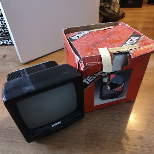 Télévision ancienne portable - télévision,