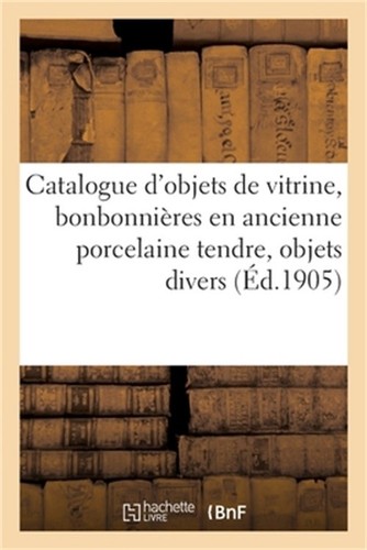 Catalogue objets vitrine - catalogue, d'objets