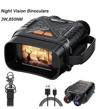 Jumelles Vision Nocturne 1080P Numériques – Portée 800 m Zoom IR