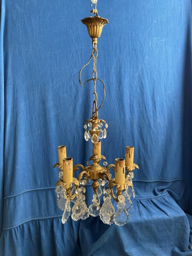 Lustre bronze pampilles - en,