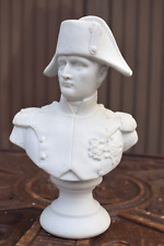 Vintage Bisque porcelain bust statue of napoleon bonaparte