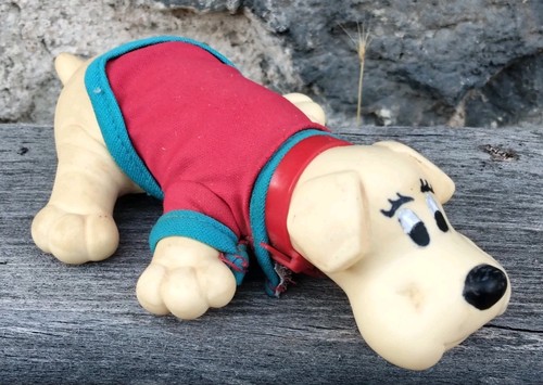 Figurine chien pitou - figurine, vintage