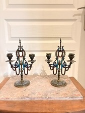 Paire Candélabre Chandelier