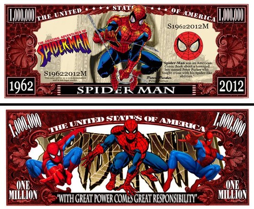 Spiderman billet million - spiderman,