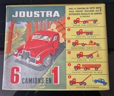 COFFRET JOUSTRA 6 CAMIONS EN 1 JOUET ANCIEN