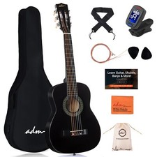 1/4 Guitare de Concert pour Enfants Junior pour les Débutants Avec Accordeur ...