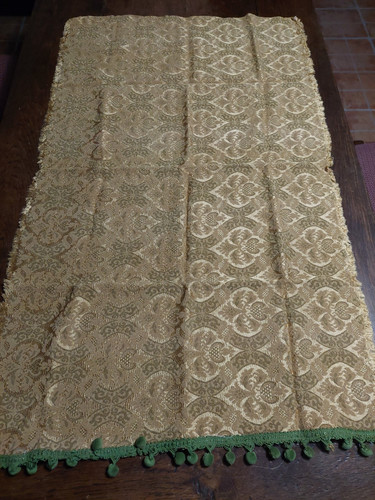 Coupon tissu ancien velours - tissu,