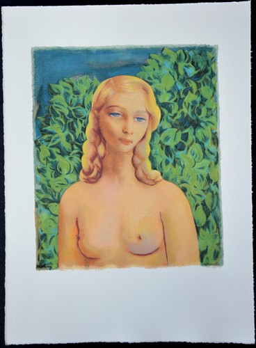 Lithographie moïse kisling - lithographie,