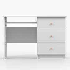 Bureau pour enfants OLAF chambre d'enfant blanc 115 cm