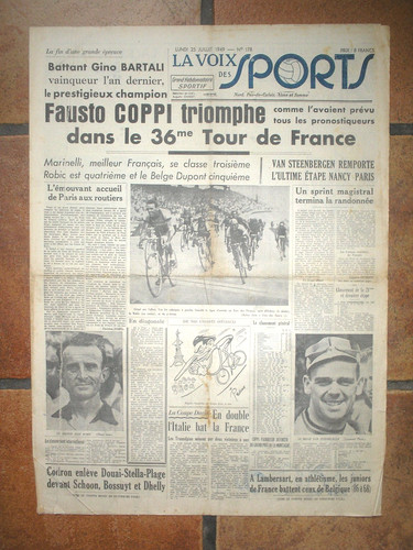 Voix des sports 1949 - sports, 25/07/1949
