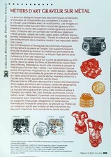 GRAVEUR SUR METAL   FRANCE 2020 Document Philatélique Officiel 20517