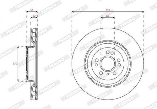 Ferodo disques frein pour - ferodo,