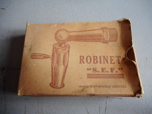 Ancien robinet laiton chromé