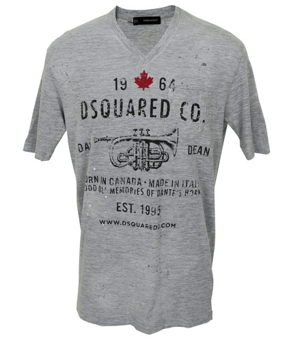 Dsquared2 graphic neck - dsquared2, v-neck